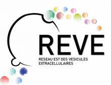 Logo du Réseau Est des Vésicules Extracellulaires (REVE)