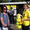 Distribution de kit-cycliste aux couleurs de l'UL