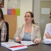 Linda Khounach, Françoise Lapicque et Marie Courouve, les 3 chargées d'accueil des étudiants en situation de handicap