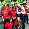 Stéphane Bourgoin et les 8 étudiants en charge de la conférence (crédit photo IUT NC)