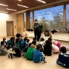 les étudiants de master MEEF INSPÉ de Lorraine avec les enfants de Vandoeuvre et le Centre culturel André Malraux