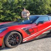 Une Chevrolet Corvette SG6, l'une des voitures participant au Circuit du Cœur au Rein Une Chevrolet Corvette SG6, l'une des voitures participant au Circuit du Cœur au Rein