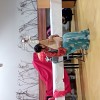 Représentation artistique d'un instrument traditionnel chinois, le pipa, à la Bibliothèque américaine de Nancy Représentation artistique d'un instrument traditionnel chinois, le pipa, à la Bibliothèque américaine de Nancy