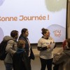 Les organisateurs de l'événement Cube informent les étudiants sur le déroulé de la journée. Les organisateurs de l'événement Cube informent les étudiants sur le déroulé de la journée.