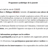 Liste détaillée des ateliers Liste détaillée des ateliers
