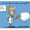 La santé du climat mondial vue par le dessinateur Rémi Malingrey.