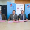 Signature de la convention EnerBB entre la Communauté d’Agglomération Portes de France - Thionville, l’IUT de Thionville-Yutz (Université de Lorraine), Veolia et l’ADEME Signature de la convention EnerBB entre la Communauté d’Agglomération Portes de France - Thionville, l’IUT de Thionville-Yutz (Université de Lorraine), Veolia et l’ADEME