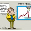 Economie et climat : une fois de plus la preuve est faite qu'un bon dessin vaut mieux qu'un long discours. Rémi Malingreÿ.