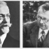 Portraits de Elie Cartan et Hermann Weyl.