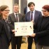Remise du prix franco-allemand de la chancellerie Stefanie fey, Pierre Mutzenhardt, Nicolas Ehler, et Marie Reynier