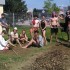Laurane et l'équipe du potager Laurane et l'équipe du potager