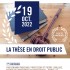 La thèse en droit public - 1ère rencontre