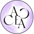 logo du projet ACCEA logo au bord mauve et au centre blanc avec les lettres noires ACCEA