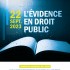 L'évidence en droit public